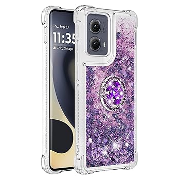 Amazon.com: Ephoou Liquid Quicksand Case for Motorola Edge