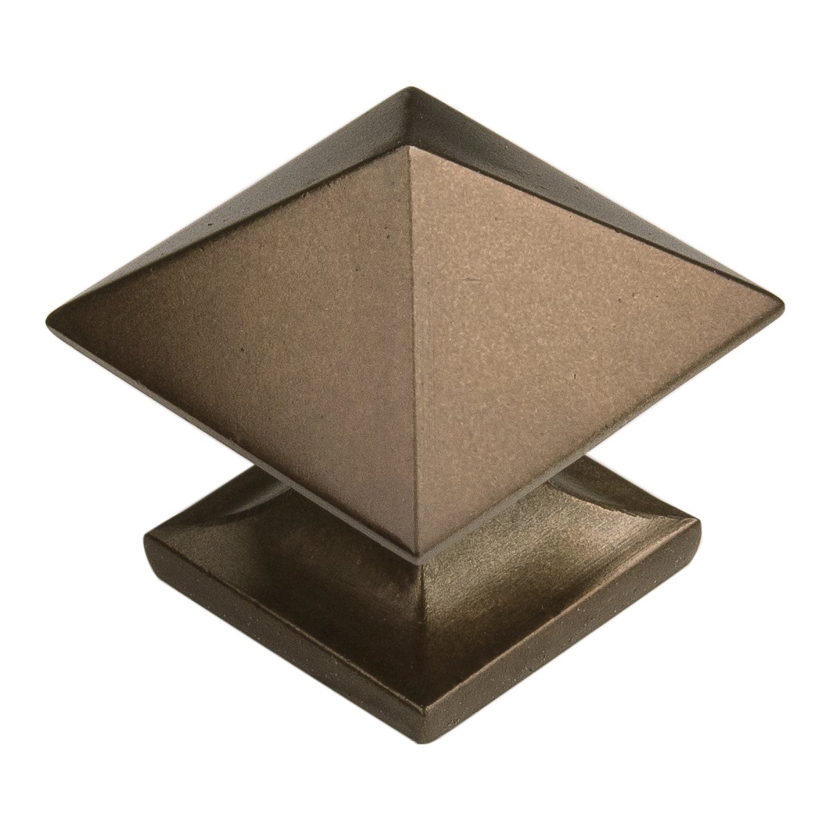 Bouton carré P3015-VBZ Hickory Hardware en bronze véritable pour buffet chic