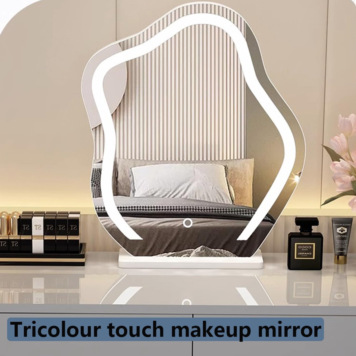 ドレッサーテーブル 鏡、引き出し付き dr-440-03.jpg