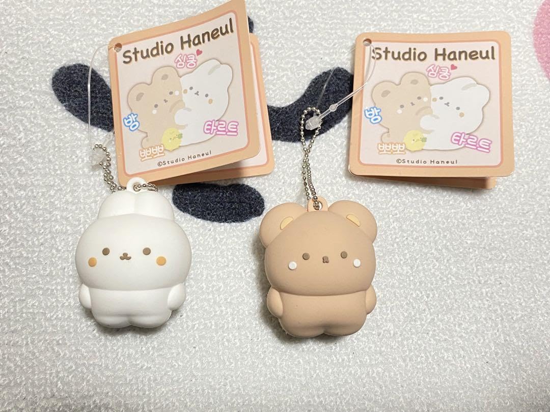 スタジオハヌル　パム　タルト　ふわふわマスコット　マフラー スタジオハヌル パム タルト ふわふわマスコット マフラー