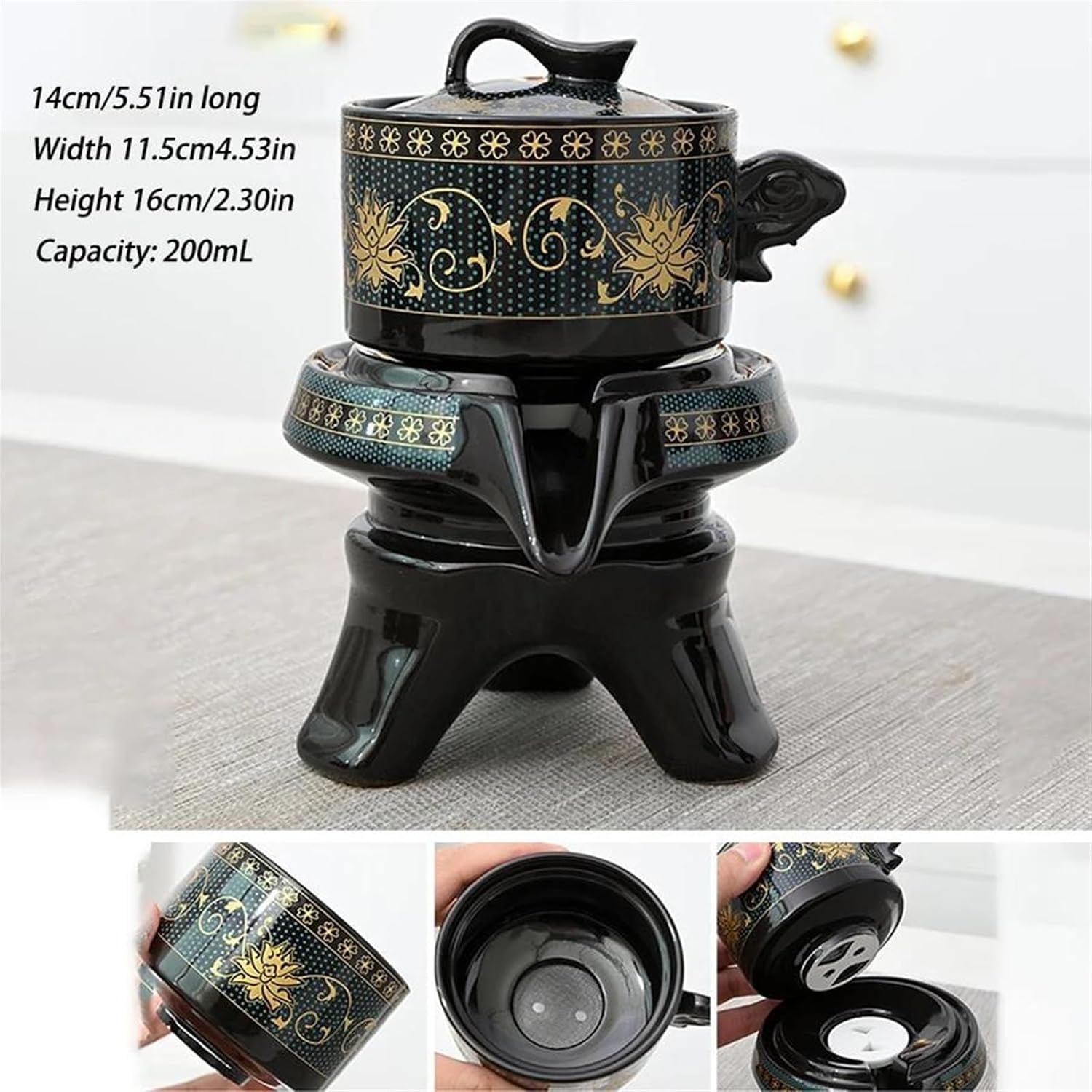 美濃焼 幸兵衛窯 中国明代写し古染付魚形向付 人間国宝 加藤卓男 五客