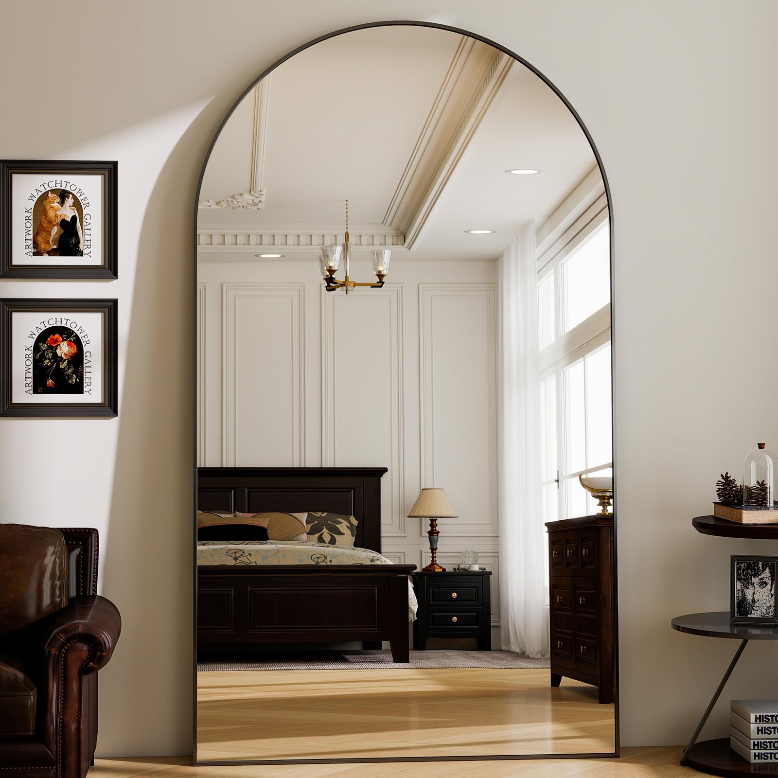 GLSLAND 72"x44" Black Arched