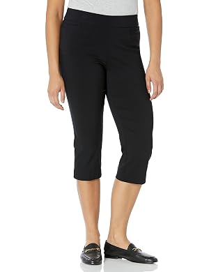 Briggs New York Womens Pull on Capri with L Pocket