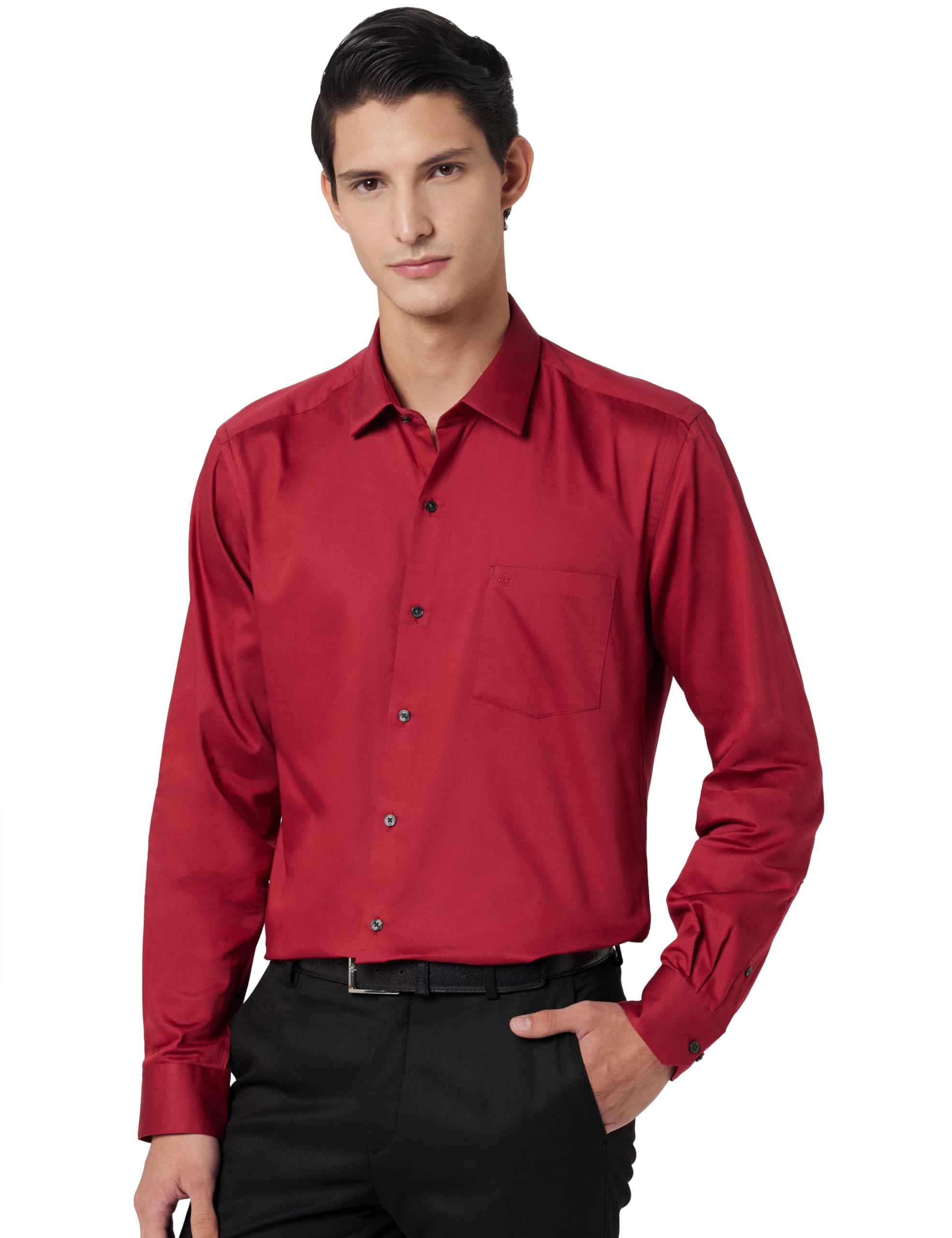 Arrow Men's Solid Slim Fit Formal Shirt