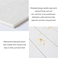 Vista 5 de Paneles de pared 3D para despegar y pegar, paneles de pared 3D para decoración de interiores, calcomanías autoadhesivas impermeables de 27.5