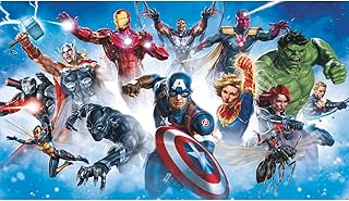 Marvel Avenger Gallery Art Blue Peel and Stick Wall Mural by RoomMates, ...