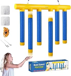 Hand Eye Coordination Training Catching Stick Game Drop Trivia Tool Finger Boxing Trainer Pick Up Modes Original Play Falling And Tapper Design Drop It Hand Speed Levels Shot Down Soft Balls For Sport