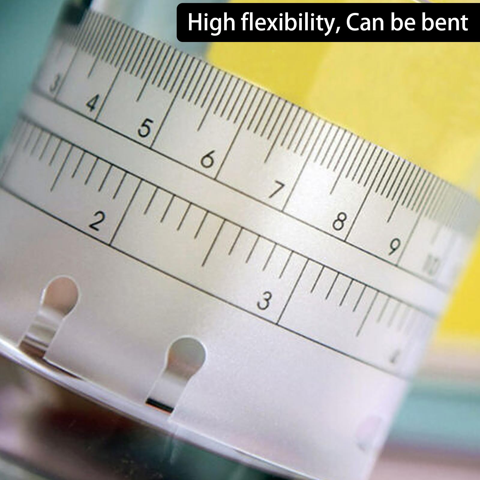 Règle Flexible PVC 20cm Pour Classeur A5 - Pliable & Transparente | Marque-page & Mesure