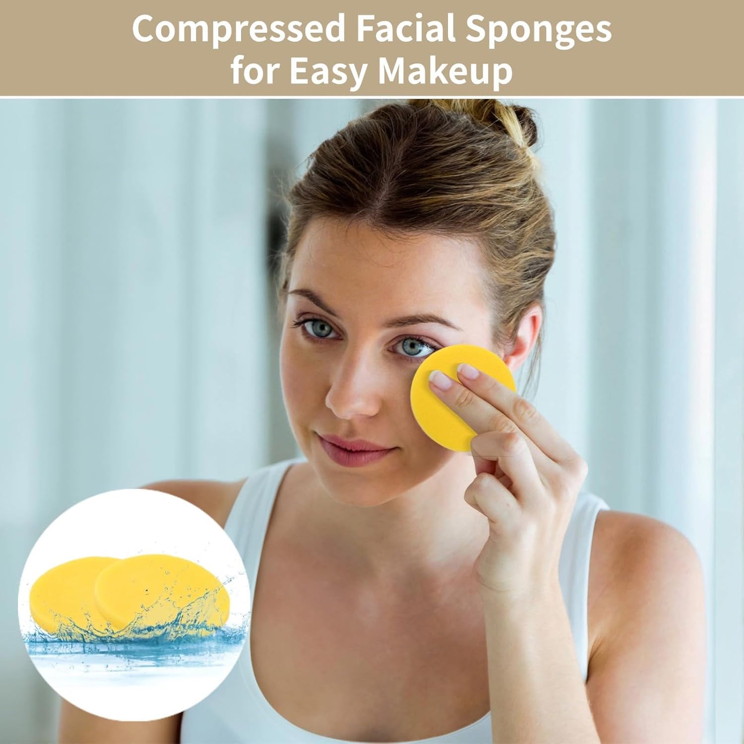 600 Pcs Compressed Facial Sponges for Estheticians - PVA Makeup Sponges Compact and Soft, Ideal for Daily Skincare and Makeup Application