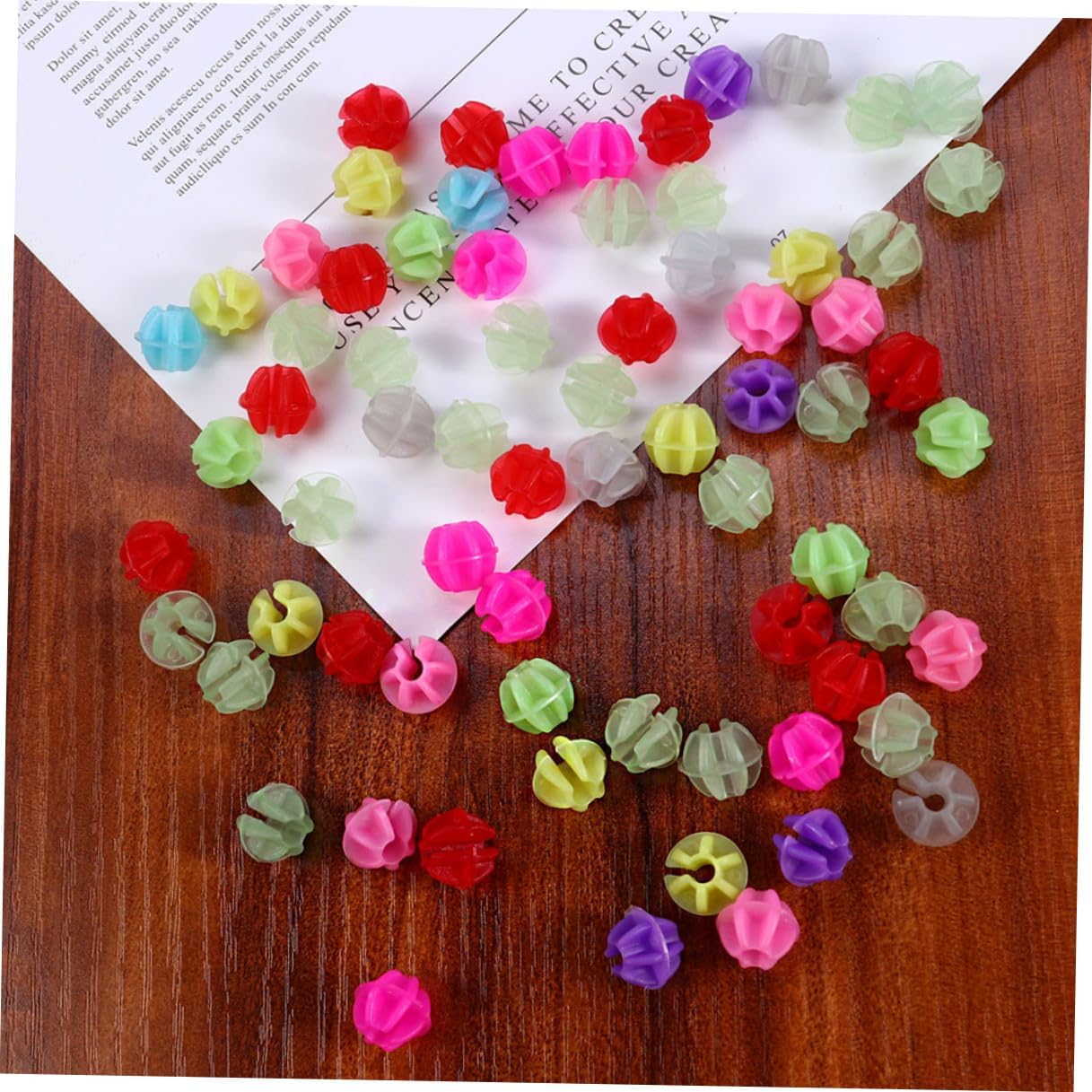 WOONEKY 180pcs Colorful Plastic Bicycle Spoke Beads Clip Decorative Wheel Accessories for Front and Rear Bikes Easy to Install and Remove Fits Standard Bike Spokes Creative Clip Design for