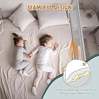 Vista 2 de G TALECO GEAR Baranda de cama para niños pequeños, rieles laterales protectores estables de cama, protector de baranda de cama para bebés para cama