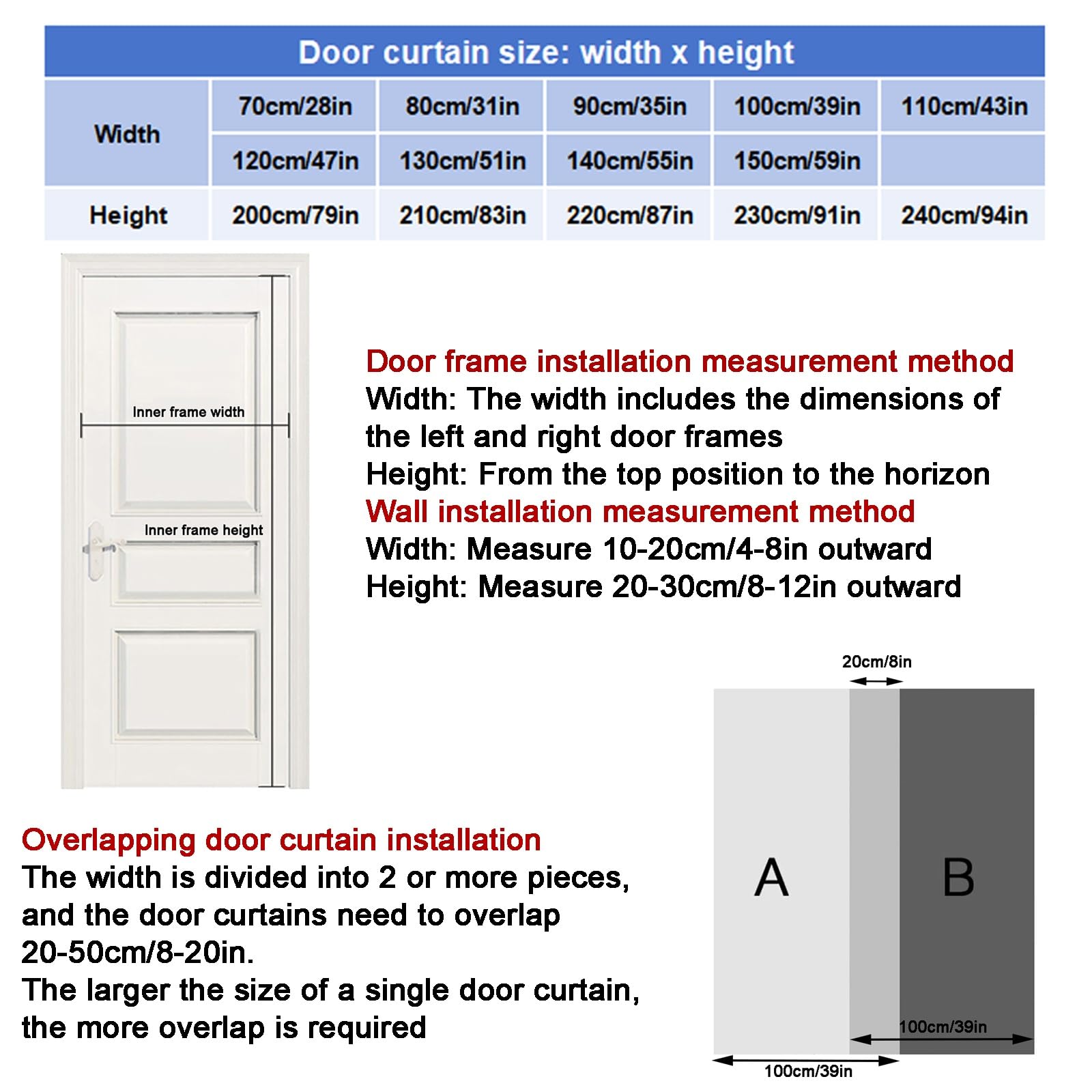 Thermovorhang Türvorhang mit Transparentem Fenster, Thermovorhänge Aus Oxford-Gewebe für Den Winter, Lärmschutzvorhang(Brown,90 * 240cm/35 * 94in)
