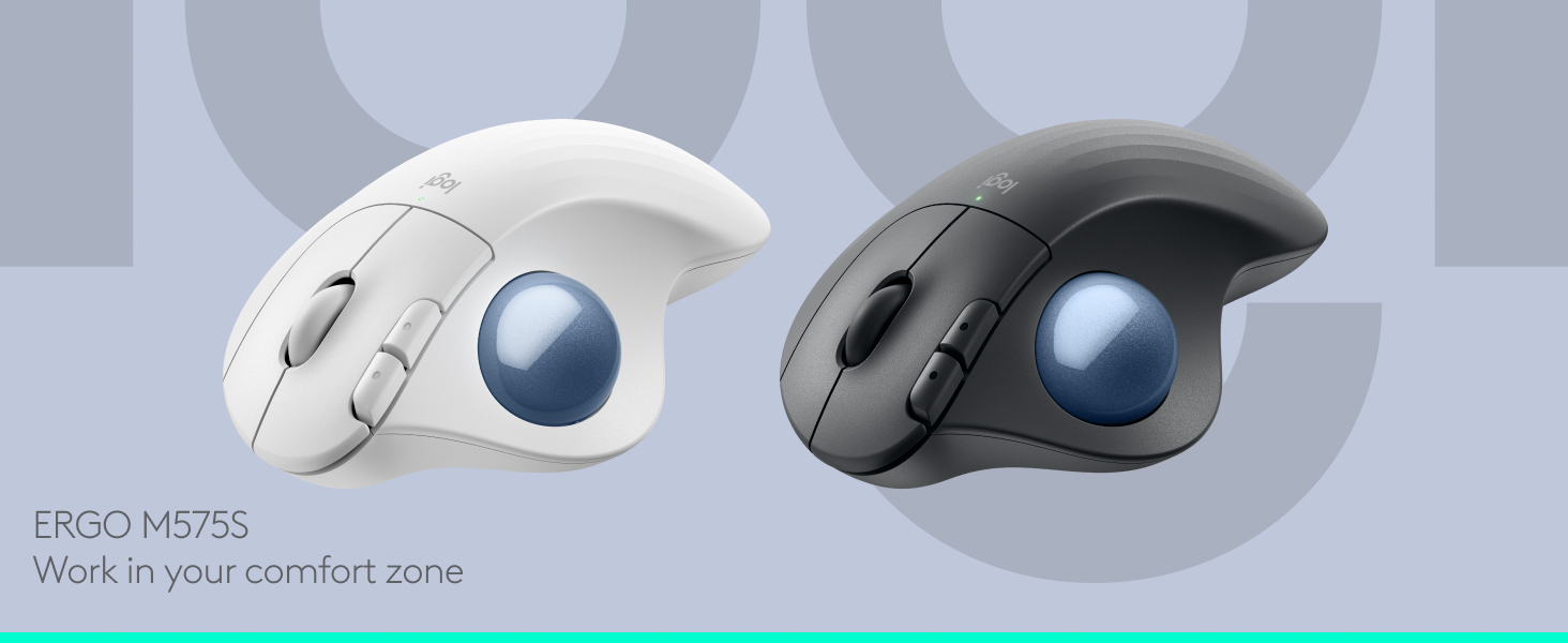 surface go2& ロジクール M575S Amazon.com: Logitech Ergo M575S Wireless Trackball Mouse