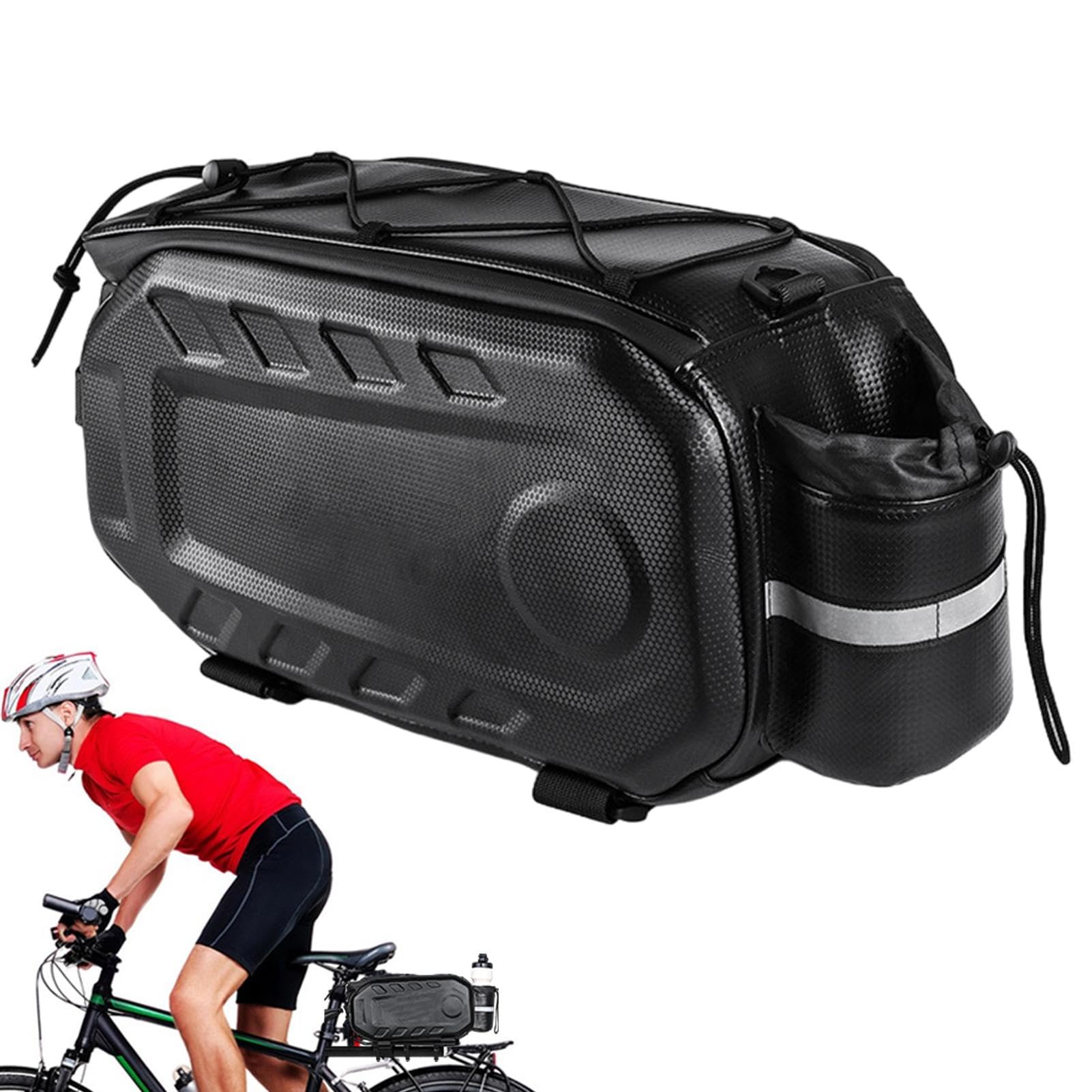 Amazon.co.jp: Tuxxjzm 自転車ラックトランクバッグ、自転車トランク
