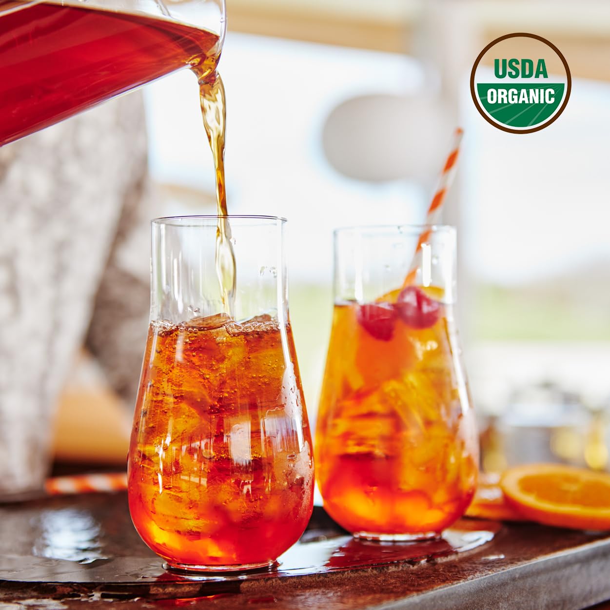 Grace Farms ROOIBOS CHAI ORGANIC ICED TEA (Twelve 1qt. Brew Bags, 3 Gallons) | Refreshing and Spiced, Naturally Sweet Sugar-Free | Easy Cold Brew image 3