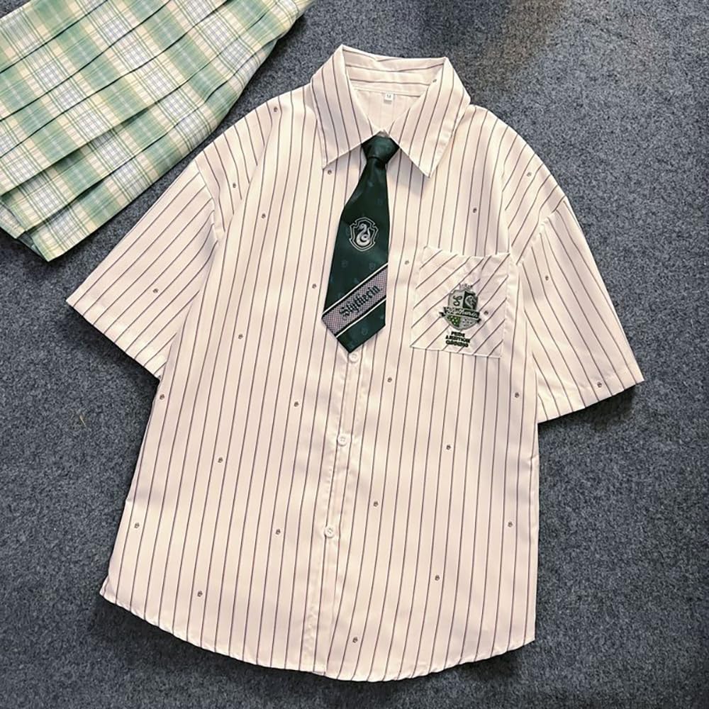 Amazon | ハリーポッター シャツ 半袖 夏 Tシャツ ネクタイ付き  