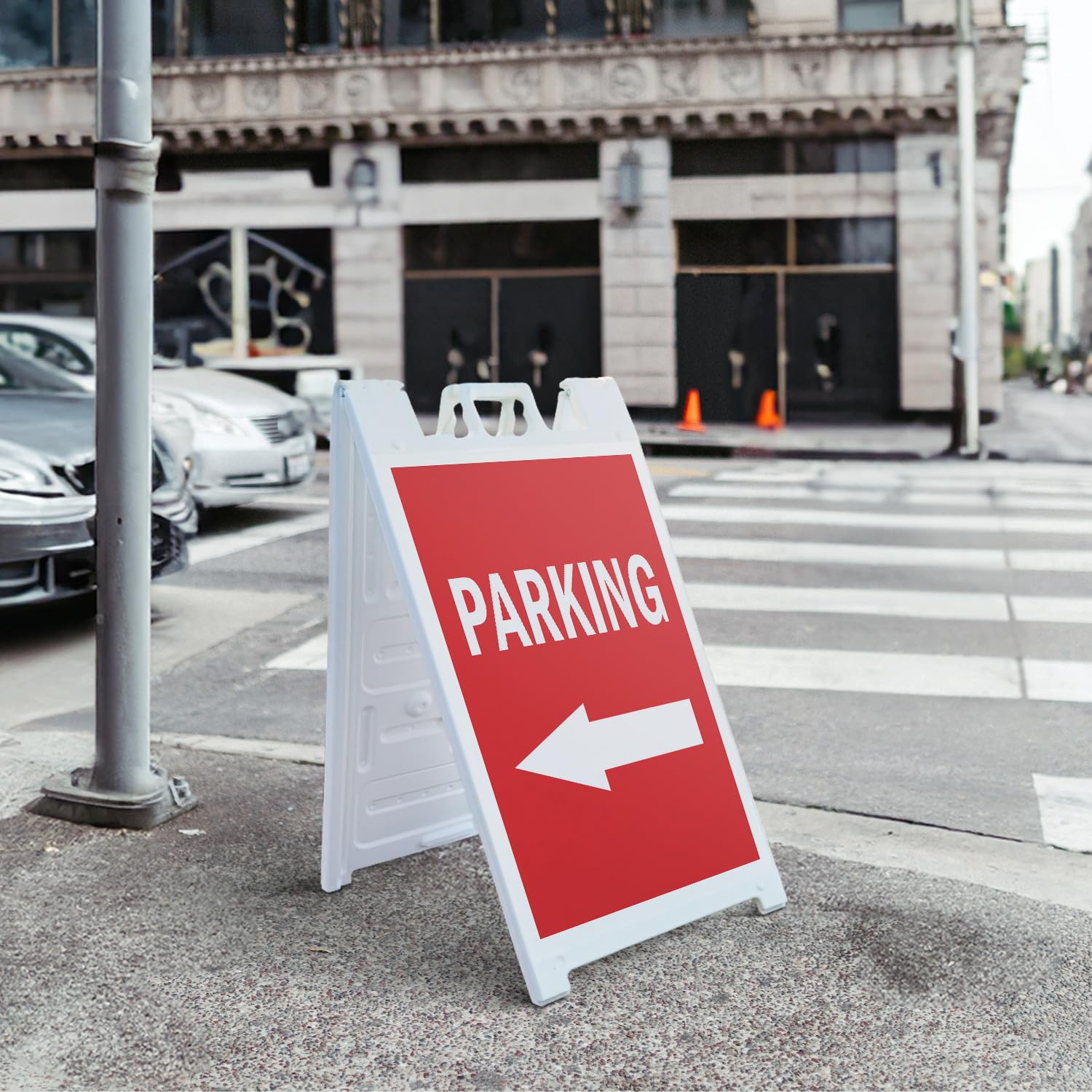 Amazon.com : A-Frame Sidewalk Parking with Arrow 24