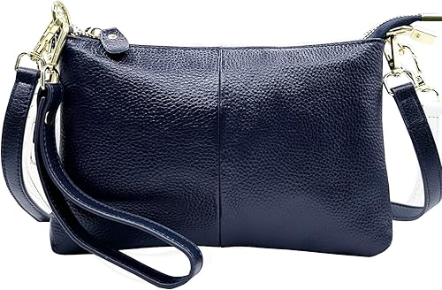 Beurlike Cartera de cuero para mujer, bolso cruzado pequeño para teléfono