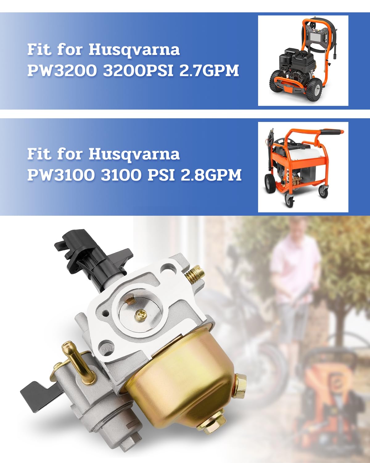 Aceup Energy Nettoyeur Haute Pression à Gaz 3400 PSI 2,6 GPM 212 Cc - Foto 9