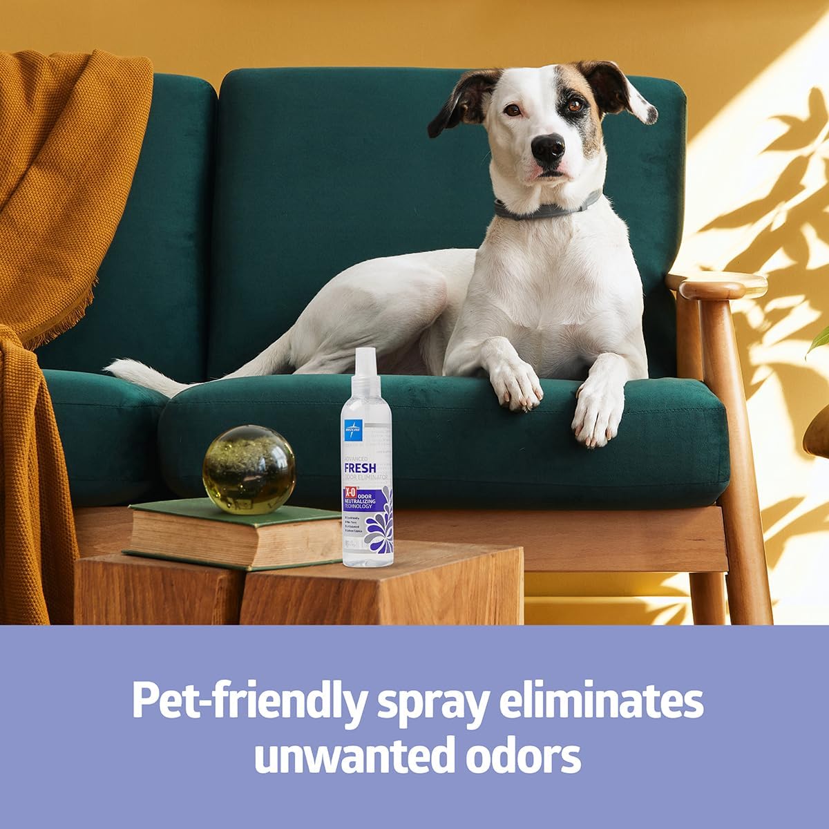 Medline Advanced Fresh Odor Eliminator, Neutralizes Odors Instantly, 2 oz. Bottles, Pack of 24