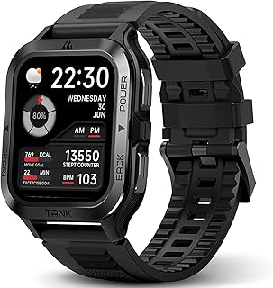 KOSPET Smart Watch for Men (Answer/Make Calls),1.85"HD Display Fitness Watch Tracker AI Voice Assistant, 60 Days Extra-Lon...