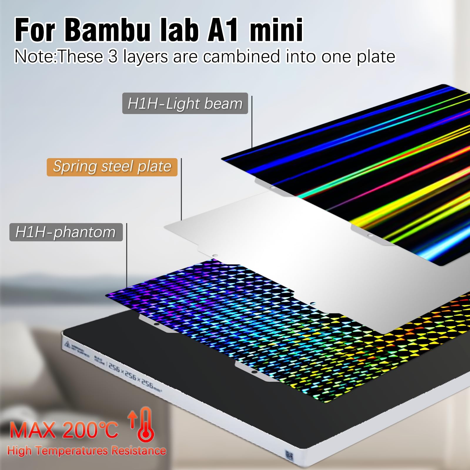 Amazon.co.jp: Bambu Lab A1 Mini 3Dプリンター H1H ビルドプレート