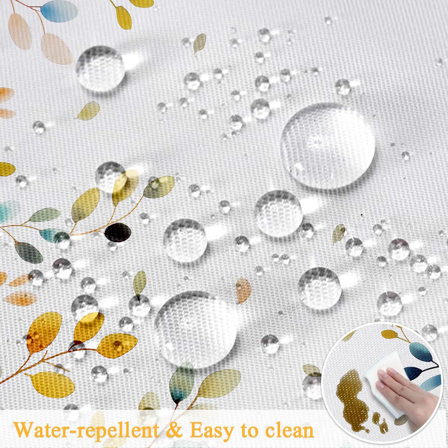 iEvery Eucalyptus Tablecloth Wipe Clean - Image 3