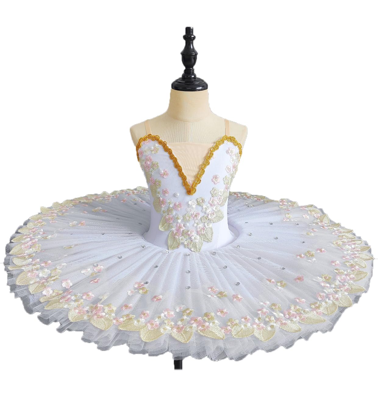 Niñas Profesional Falda De Tutú De Ballet Plato De Panqueques Disfraz De Bailarina para Niños Fiesta De Baile