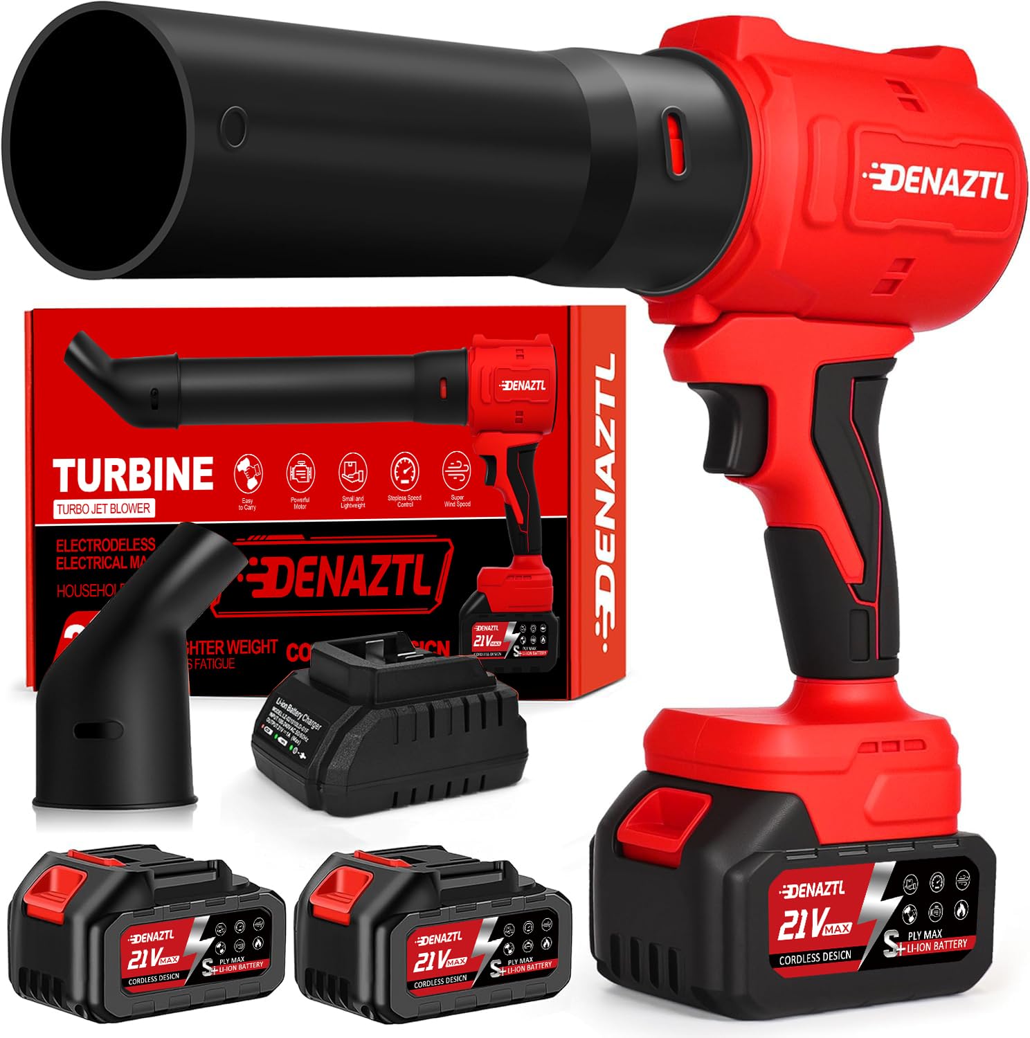 Denaztl 650CFM Cordless Handheld Blower