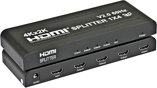 1x4 HDMI  | 4  | 1  - 4  | Ultra HD 4K/2K @ 60Hz 60fps HDR | HDMI 2.0 HDCP 2.2 |  HD /3D | 1080P | DTS |   |   | 18Gbps