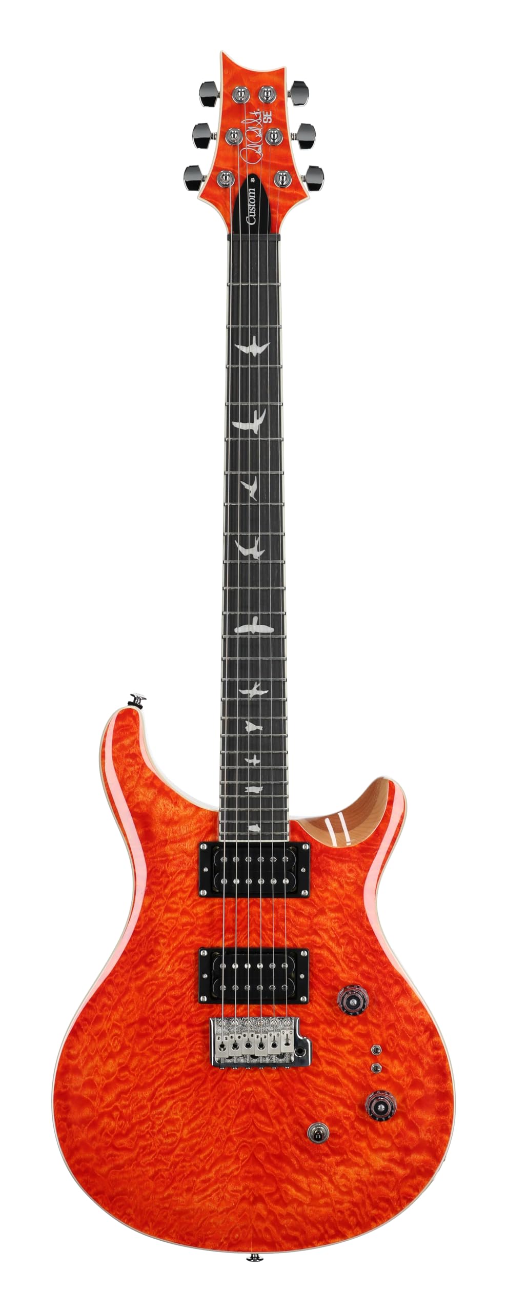 【GW特価】PRS SE Custom オレンジエレキギター Amazon.com: PRS SE Custom 24-08 Exclusive Quilt, Blood Orange