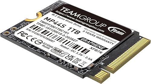 Miniatura 2 de TEAMGROUP MP44S SSD 1TB cache SLC Gen 4x4 M.2 2230 PCIe 4.0 NVMe Steam Deck ASUS ROG Ally Mini PCs velocidad de lecturaescritura de hasta 50003500