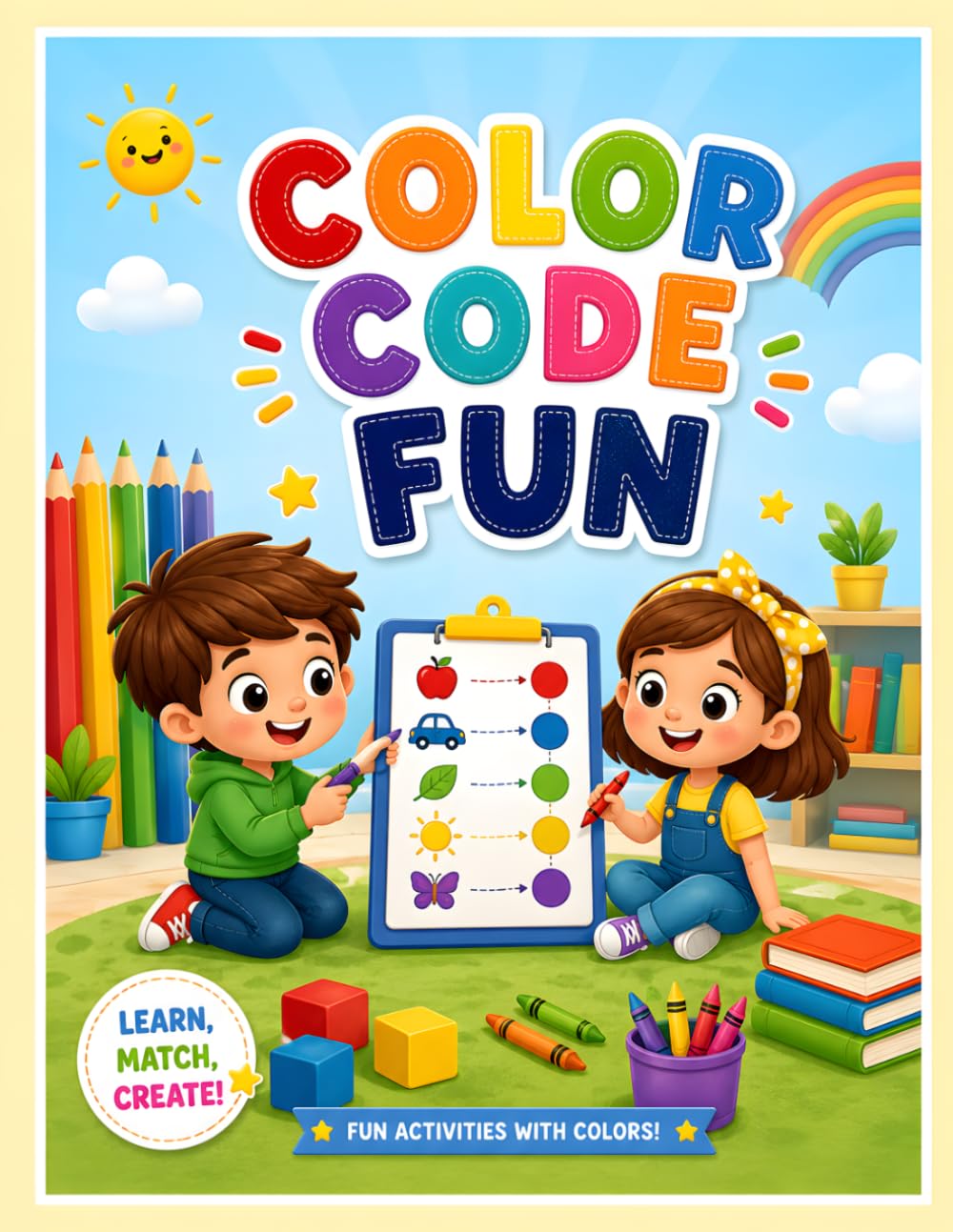 The Little Genius Color Workbook: Fun Color-by-Number Activities to Build Logic, Focus & Early Learning Skills (Ages 3–7)