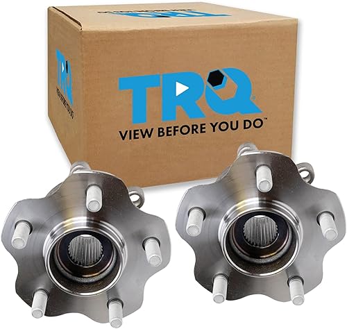 Miniatura 1222 de TRQ Juego de 2 rodamientos de rueda delantera y trasera compatible con Dodge Dart 2013-2016