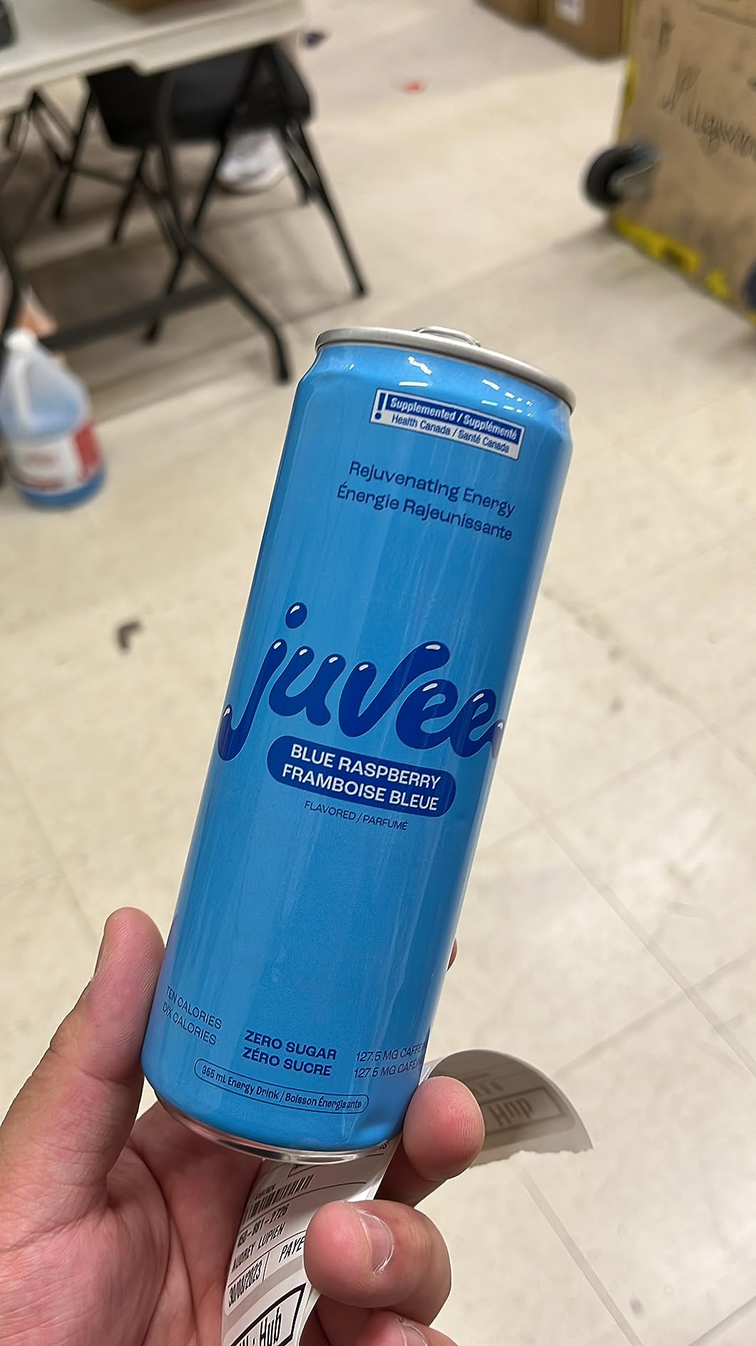 Juvee Rejuvenating Energy Drink. Blue Raspberry Kiwi Strawberry Variety Pack 12 Fl Oz (Pack of