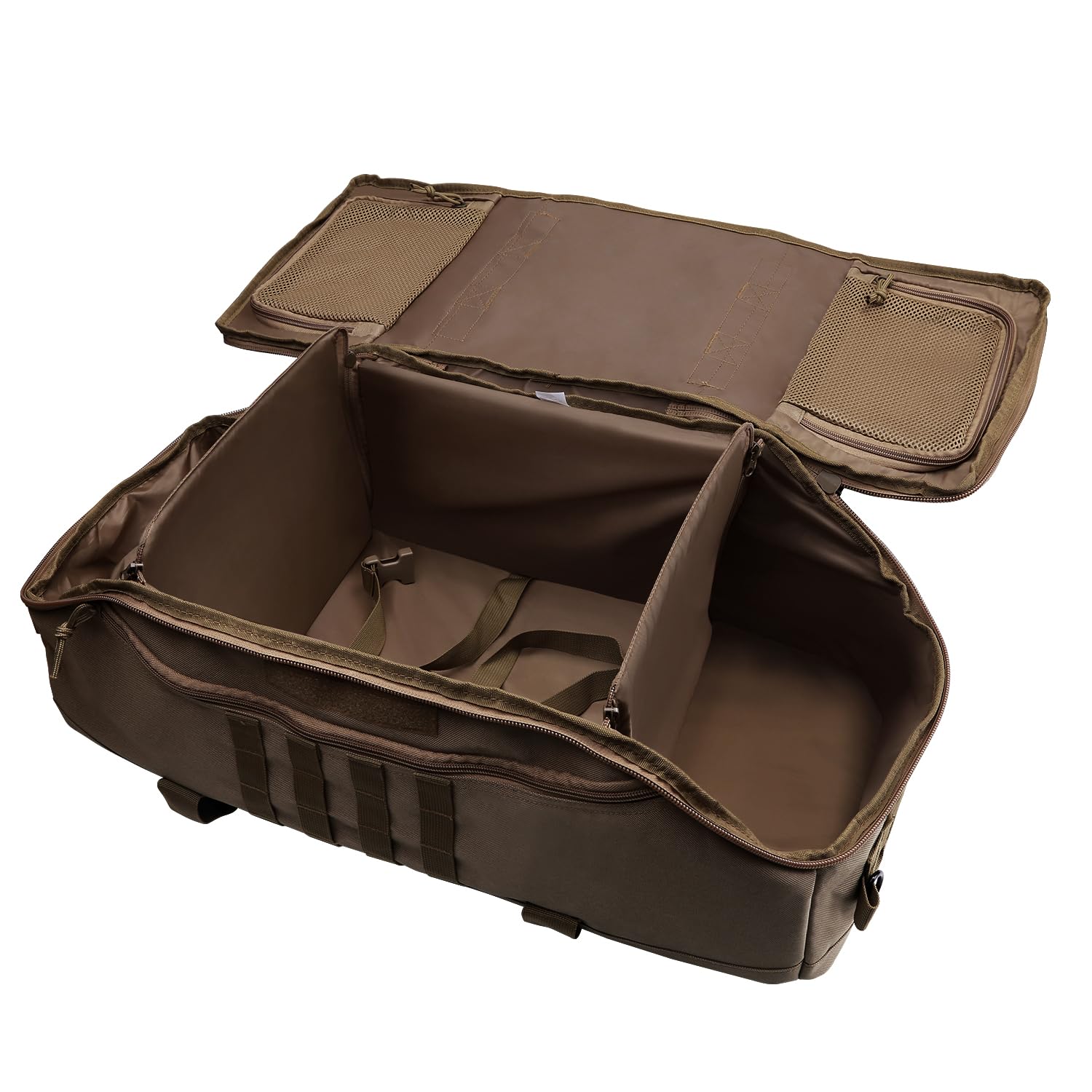 Hannibal Tactical MOLLE - Mochila táctica Grande 3 en 1 para Deportes, Gimnasio, Exteriores, Color Negro