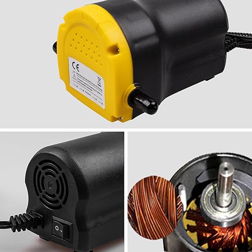 Miniatura 5 de Bomba extractora de aceite de 12V 60W, bomba de cambio de aceite mejorada, bomba extractora de transferencia de líquido diesel de succión de