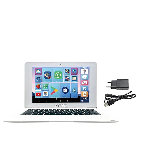 Lexibook LAPTAB® 10, Laptop con touch screen, Progettato per tutta