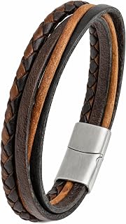 Simaru Lederarmband Made in Germany für Frauen & Männer | Echtleder-Armband mit Edelstahlverschluss | Perfekte Überraschung für meine große Liebe