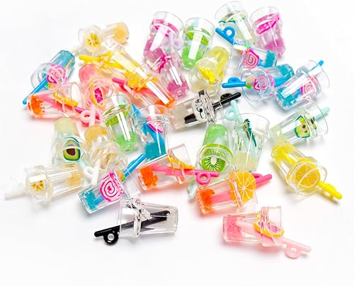 Miniatura 3 de Aydinids 30 piezas de bebidas de comida en miniatura 1:12 jugo de bebida en miniatura, accesorios de bebida para casa, decoración de bar,