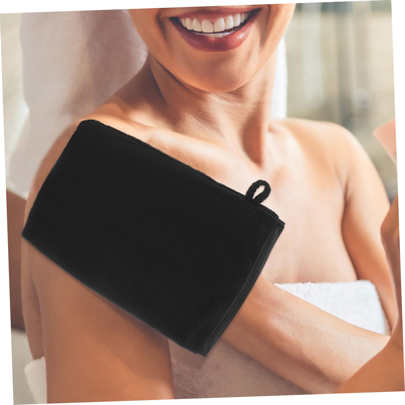 Peelinghandschuhe Robust 6 Stück Sanft zur Haut aus Superfiner Faser und Badehandschuhe für Dusche und Körperpflege