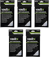 VaultX Soft Penny Sleeves for Trading Cards - 1000 Pack High Clarity TCG Protectors, Grading Ready