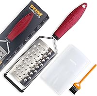 Vista 1 de Deiss PRO Coarse Grater & Hand Held Cheese Grater - Sharp Stainless Steel Blades, Non-Slip Handle, Small Cheese Grater for Kitchen, Shredder