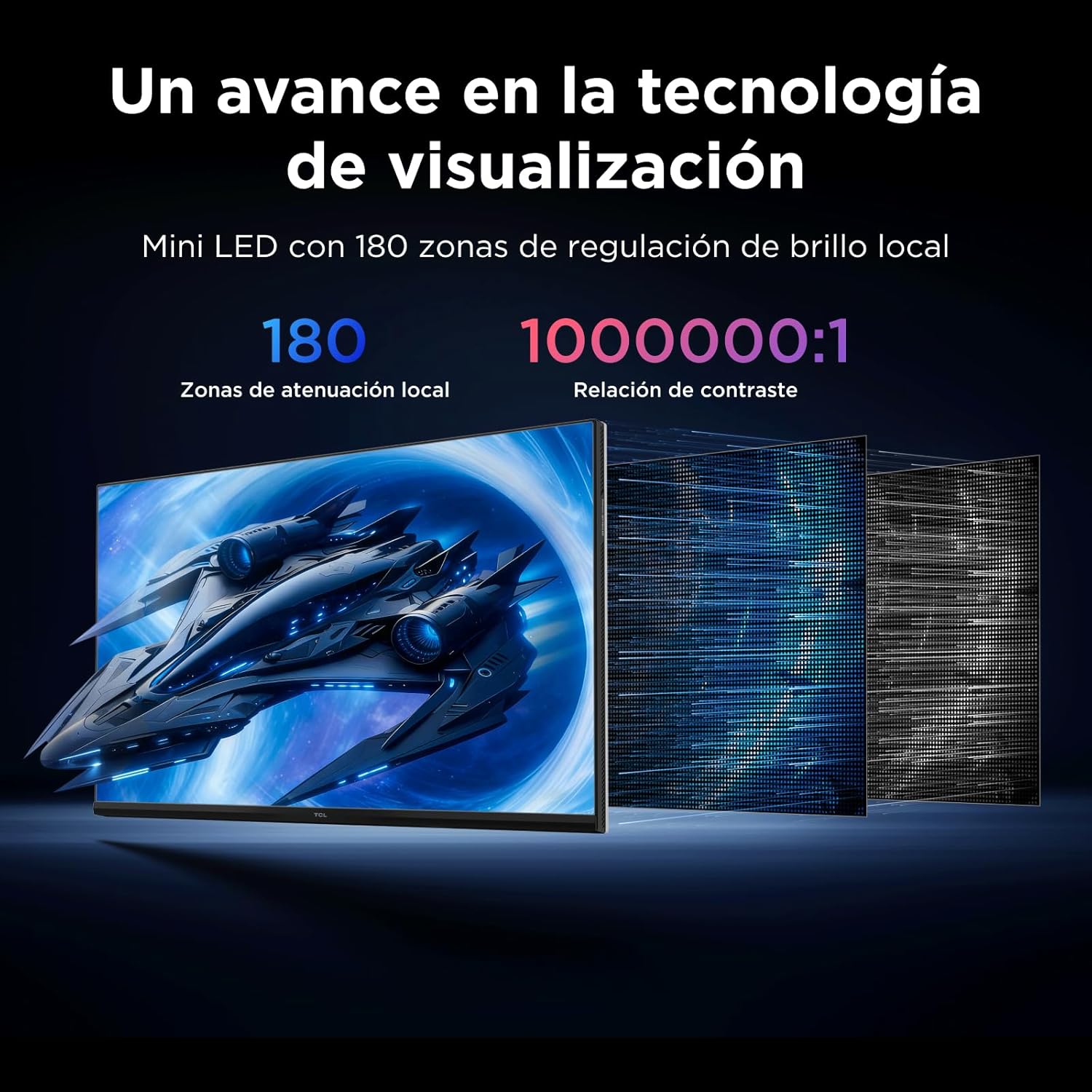TCL 25G64 Monitor Gaming 25 Pulgadas QD-Mini LED, Full HD, 300Hz, Panel Fast-IPS, 600 nits HDR, 1ms, AMD FreeSync Premium, G-Sync Compatible 6