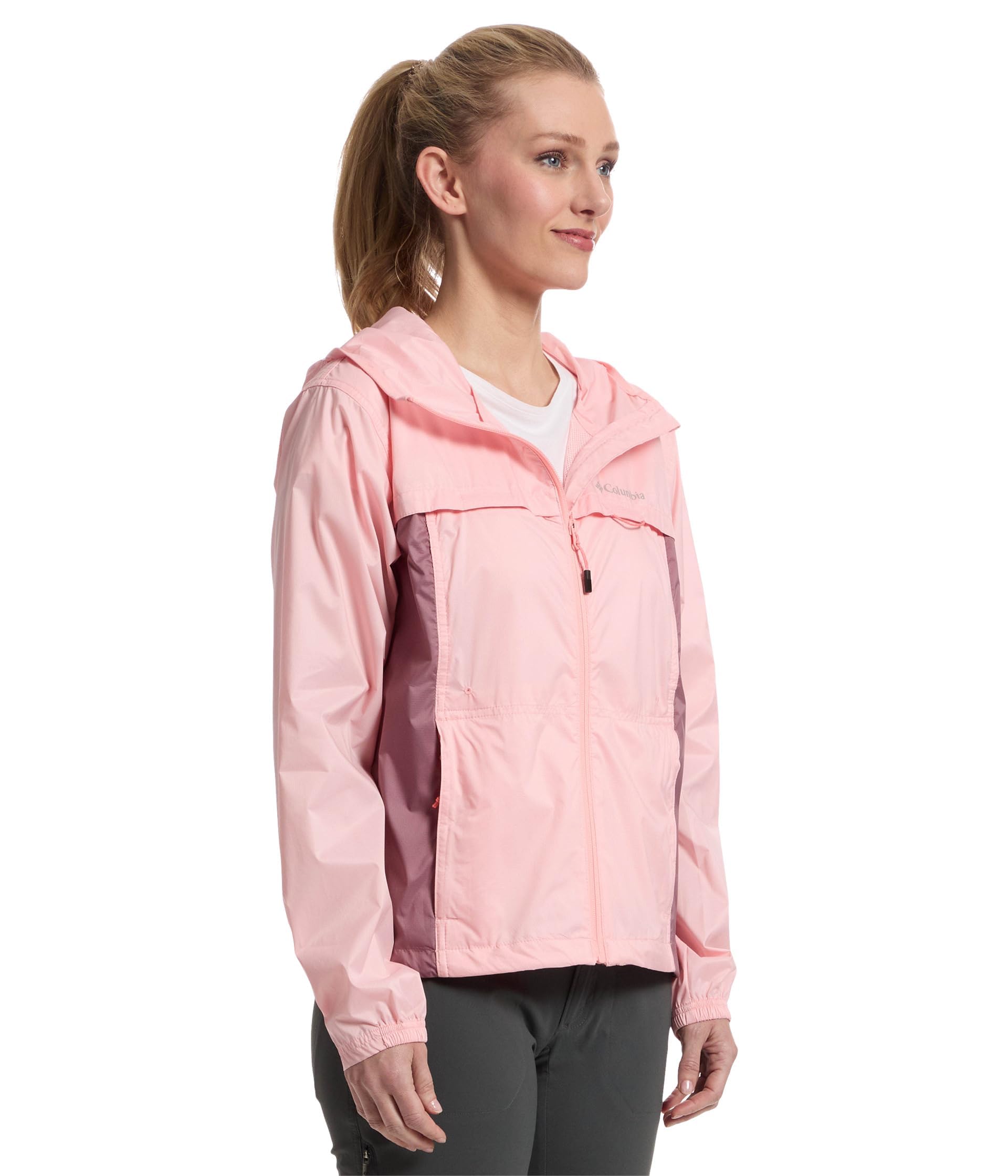 Columbia Crested Canyon Windbreaker 669 - Pink Sand Fig Medium, 669 - PINK SAND FIG, M-L