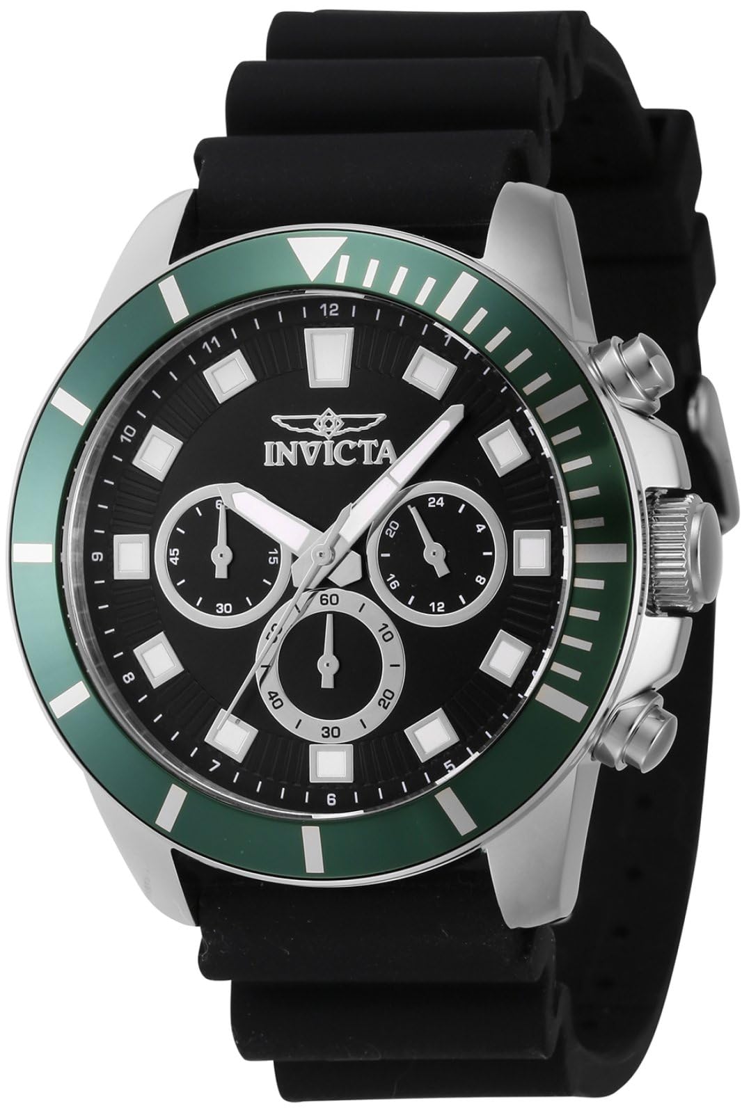 Invicta Silicone Analog Black Dial Mens Watch-46078, Band Color:Black (B0CJTD2V5T) Amazon Price History, Amazon Price Tracker