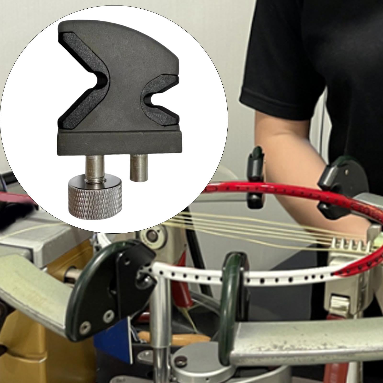 Perfeclan Pince en U en métal, Accessoire de Remplacement pour Machine à Corder Raquettes de Tennis