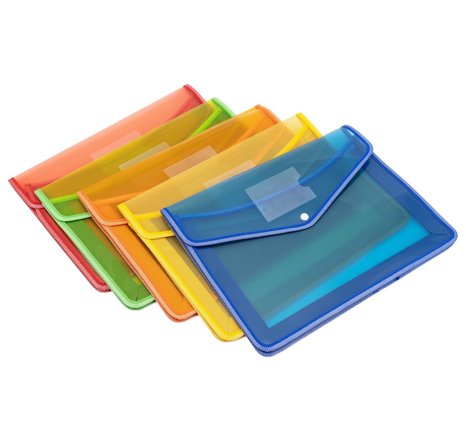 Se Online Multicolor Plastic Documents Storage Envelope Folder File