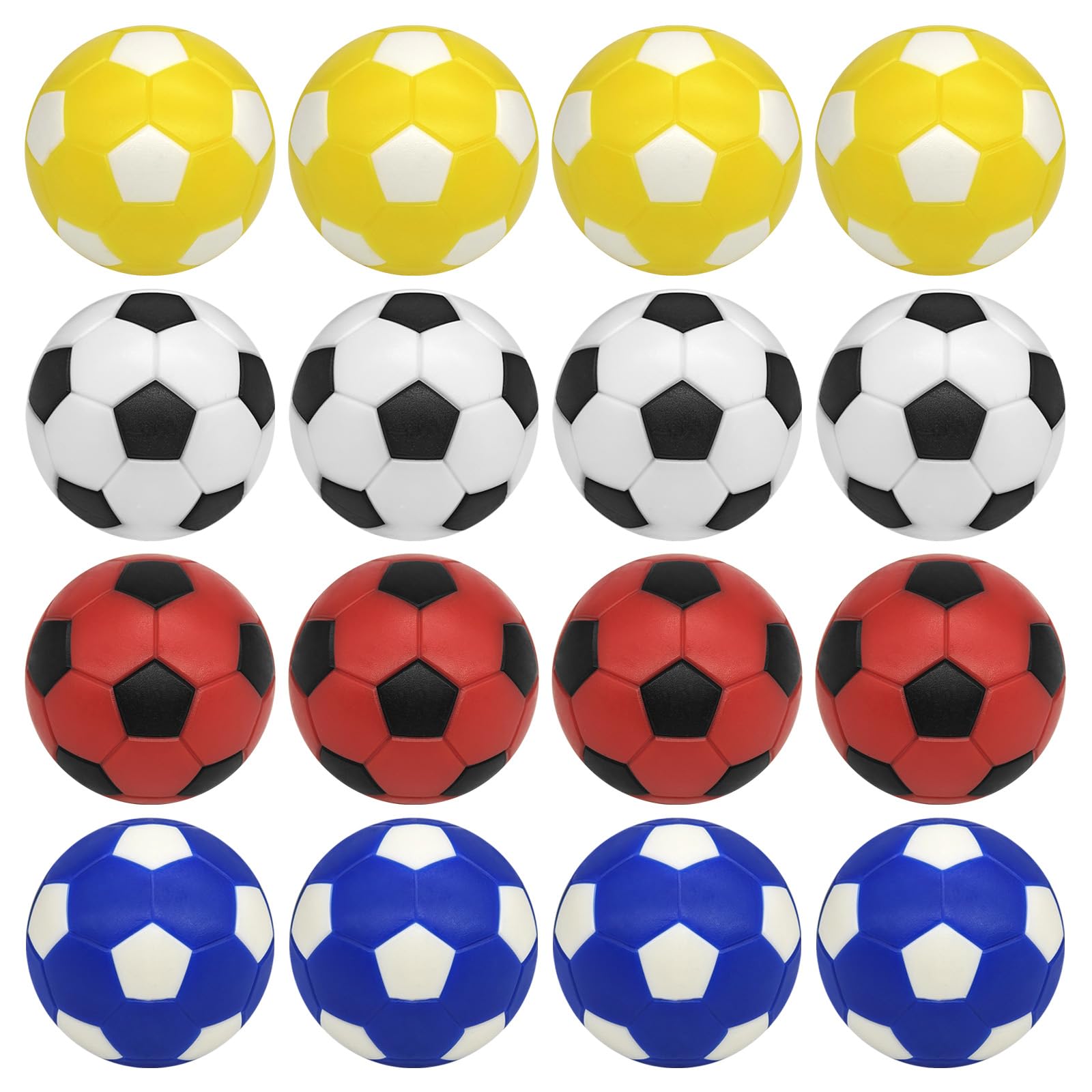 Pack of 9 table football balls, table football balls, replacement balls, table football balls, mini table football (36 mm, multi-coloured) — image 1