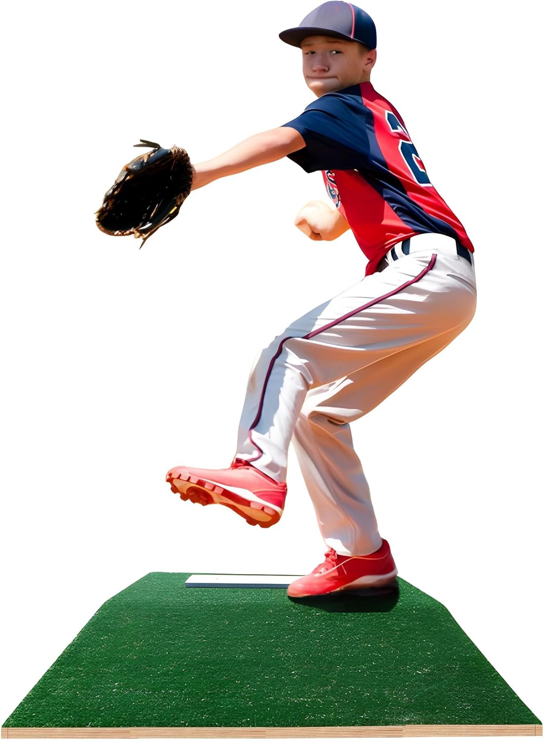 Titan Professional Mounds 4 Inch Portable Youth Baseball Pitching Mound with Handle for Ages 3 & Up